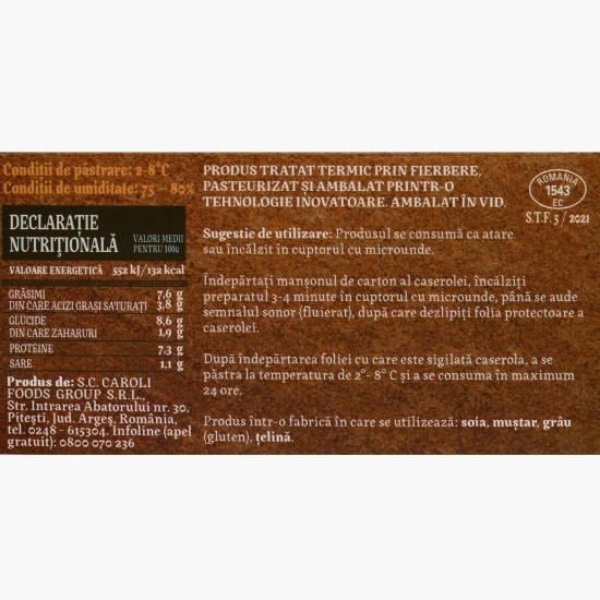 Chifteluțe marinate cu piure 350g