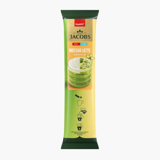 Băutură instant Matcha Latte Vanilla, plicuri 8x14.5g