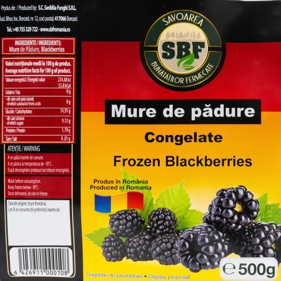 Mure de pădure 500g