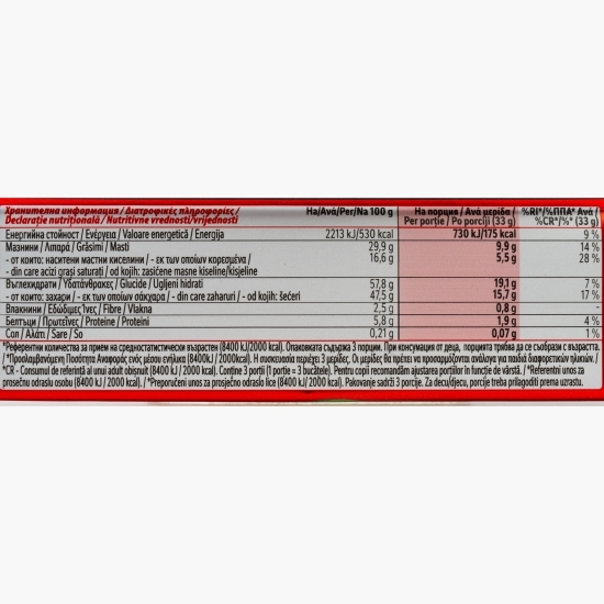 Ciocolată napolitană cu alune 99g