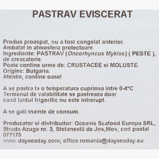 Păstrăv eviscerat 320g