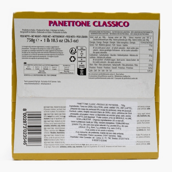 Panettone Clasic Vintage 750g