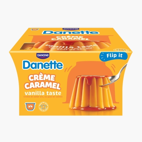 Cremă de zahăr ars cu aromă de vanilie 4x95g