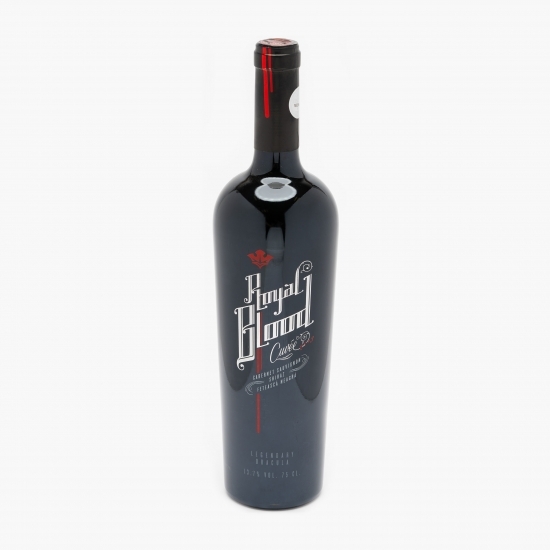Vin roșu sec Royal Blood Fetească Neagră Cabernet Sauvignon, 13.7%, 0.75l