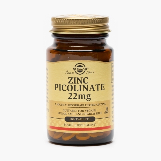 Picolinat de zinc 22mg 100 tablete