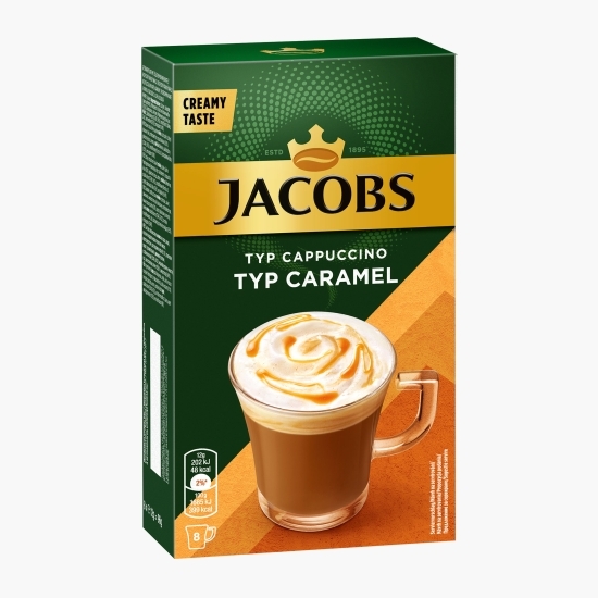 Cafea instant cappuccino caramel  plicuri 8x17.8g