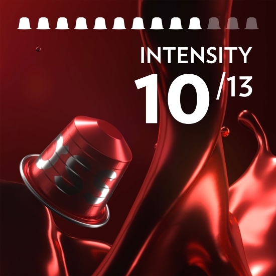 Qualita Rossa, 10 băuturi, capsule cafea compatibile Nespresso