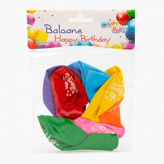 Baloane Happy Birthday 7 buc