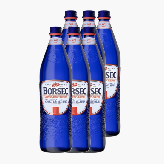Apă minerală naturală natural carbogazoasă 6x750ml