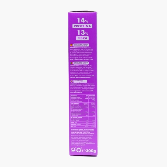 Cereale BIO inelușe cu cacao Triboo, fără zahăr adăugat 300g