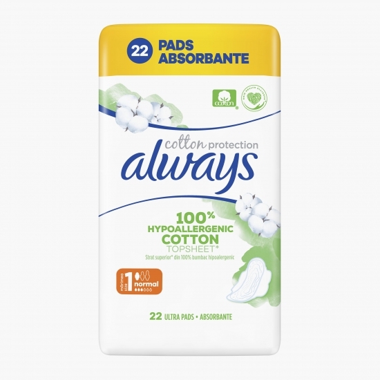 Absorbante Cotton protection ultra normal 22 buc