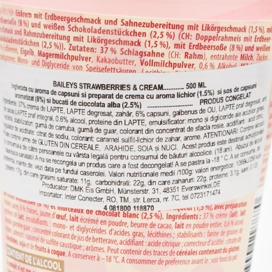 Înghețată cu căpșuni 400g