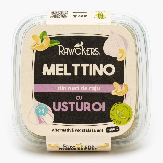Pastă tartinabilă Melttino din nuci de caju eco, cu usturoi 200g