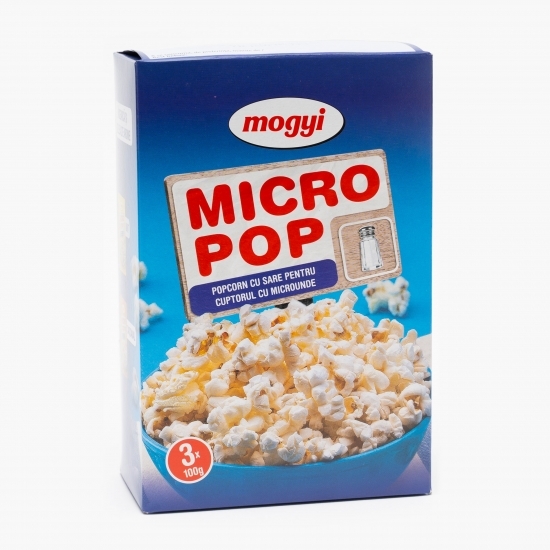 Popcorn cu sare Micropop 3x100g
