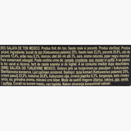 Salată de ton Mexico 160g