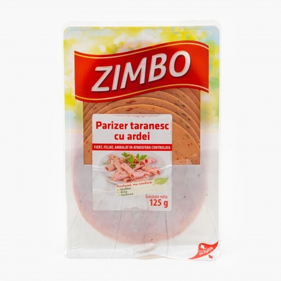 Parizer țărănesc cu ardei 125g