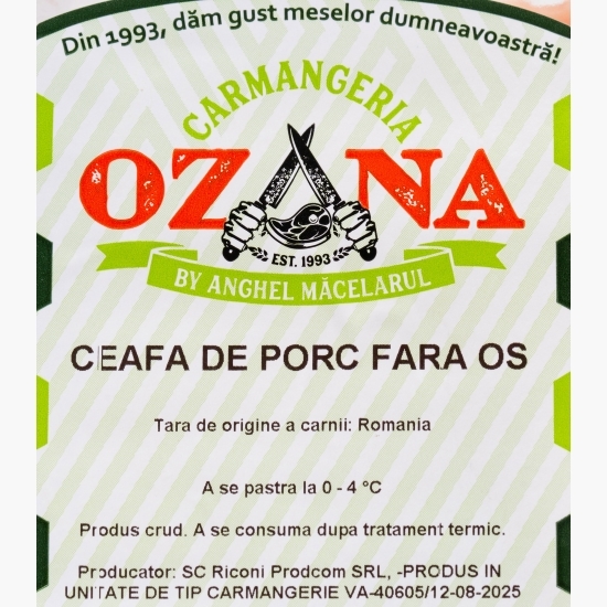 Ceafă de porc fără os 1kg