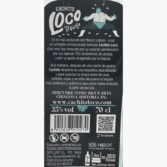 Tequila Loco Blanco, 35%, 700ml