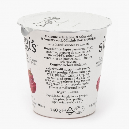 Iaurt în stil islandez zmeură 140g