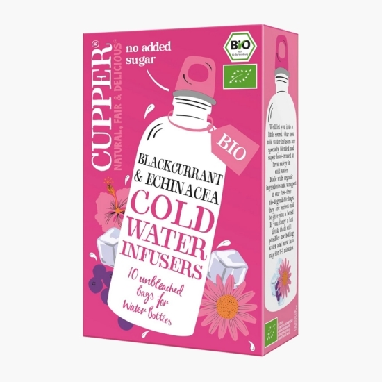 Ceai rece eco cu echinacea și coacăze, 10 plicuri, 27g