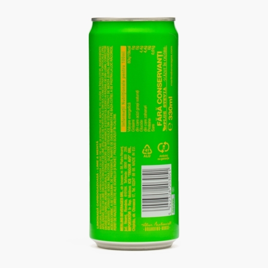 Limonadă carbogazoasă cu lime & mentă 330ml