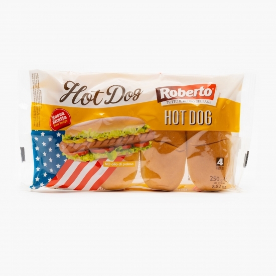Chiflă Hot Dog 4 buc 250g