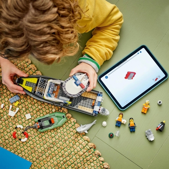 Urmărire cu barca de poliție, 60456 City, 264 piese, +6 ani