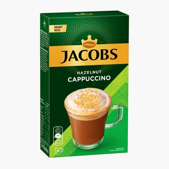 Cafea instant cappuccino hazelnut plicuri 8x15g
