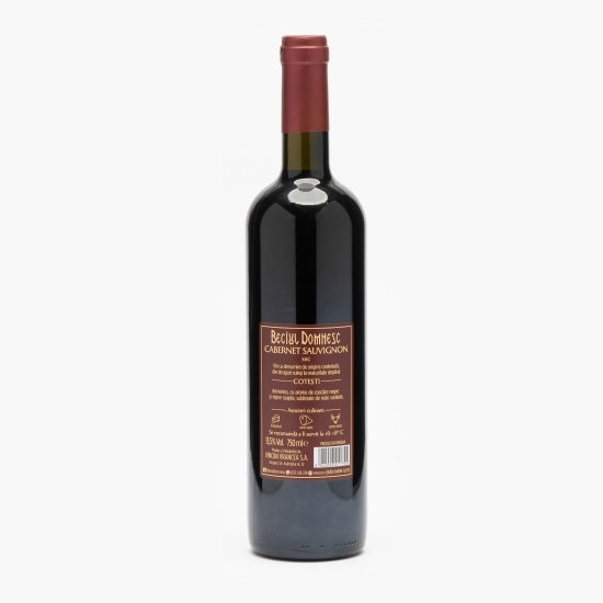 Vin roșu Cabernet Sauvignon, 13.5%, 0.75l