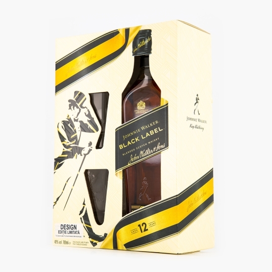 Blended Whisky, 12 Yo, 40%, Scotland, 0.7l + 2 pahare