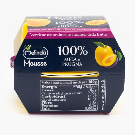 Mousse de mere și prune 200g (2x100g)