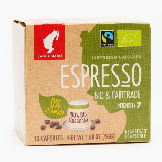 Capsule cafea Espresso Fairtrade 10 băuturi 56g