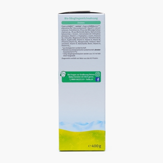 Lapte praf ECO de capră, pentru sugari de la naștere, Formula 1, 400g