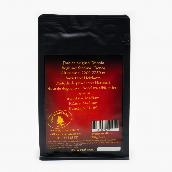 Cafea boabe origine Etiopia Muliphein 250g