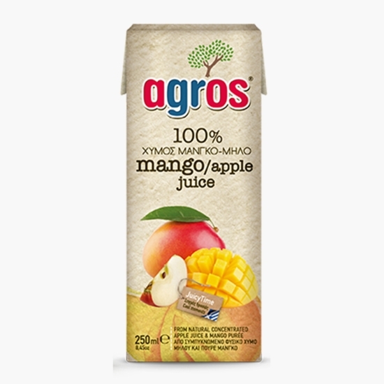 Suc mango și mere 100%, 0.25l