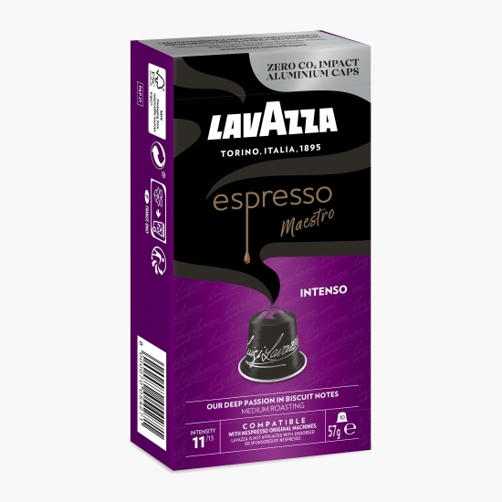 Capsule cafea Intenso, compatibile Nespresso, 10 băuturi