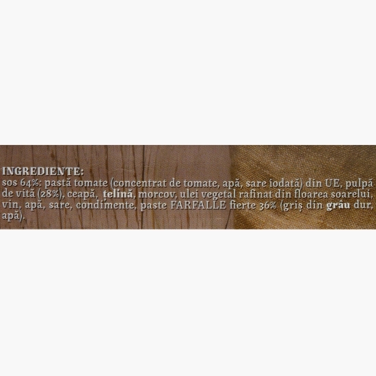 Paste cu carne 350g