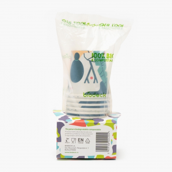 Pahare din carton 120ml 15 buc