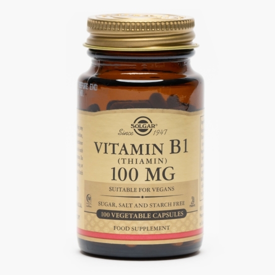 Vitamina B1 100mg, 100 capsule vegatale