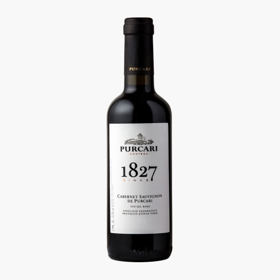 Vin roșu sec Cabernet Sauvignon, 13.5%, 0.375l