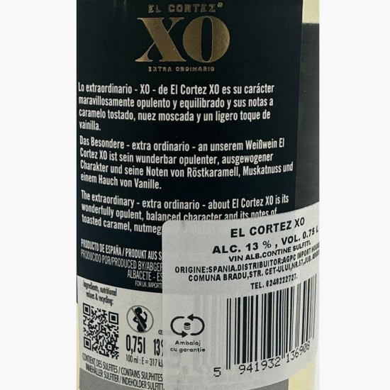 Vin alb sec El Cortez, 13%, 0.75l