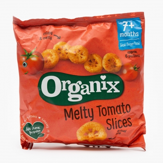 Snack eco din porumb cu roșii și morcovi, 7+ luni, 20g