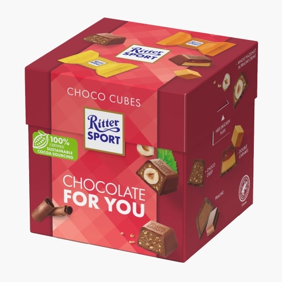 Praline asortate Choco Cubes 176g