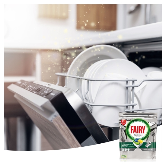 Detergent pentru mașina de spălat vase Platinum, Lămâie, 113 spălări