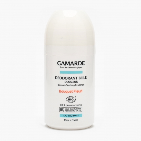 Deodorant natural roll-on cu aromă florală, bio 50ml