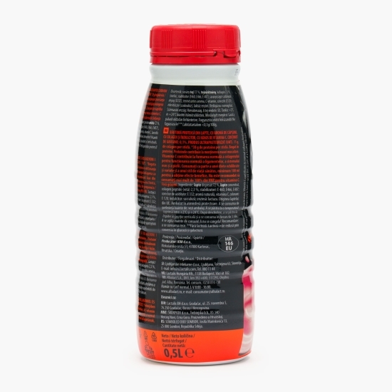Băutură proteică cu colagen, cu aromă de căpșuni Collagen Shake, fără lactoză 500ml