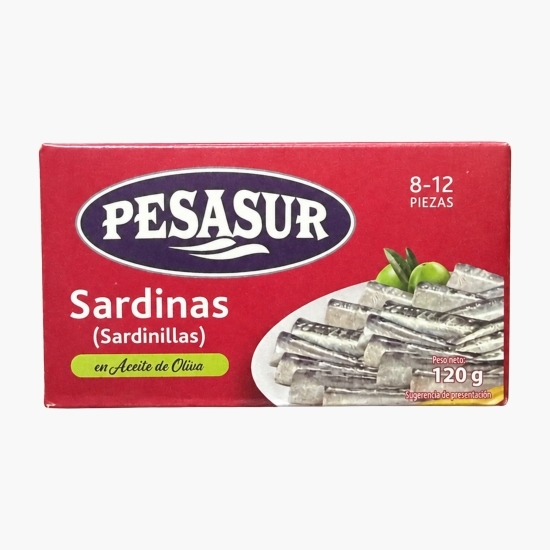 Sardine mici (sardinillas) în ulei de măsline 120g