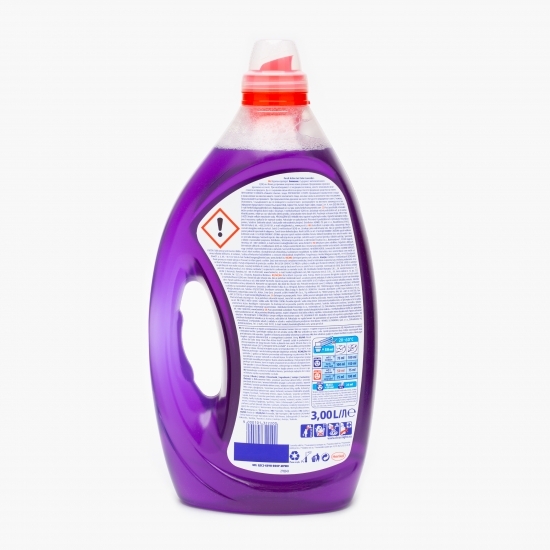 Detergent lichid Active Gel Color, Deep Clean Plus, Active Fresh, lavander, 60 spălări, 3l