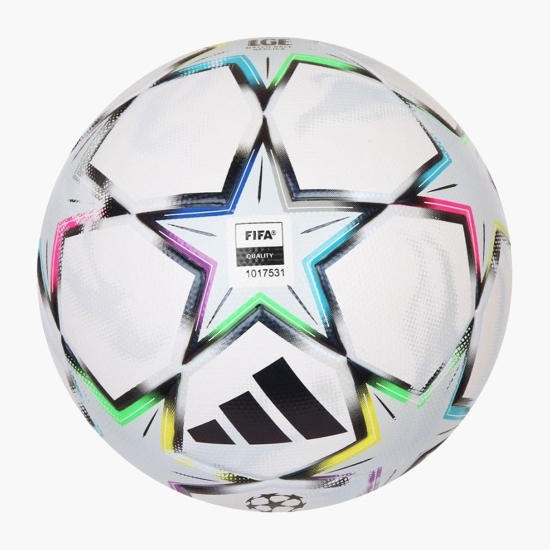 Minge de fotbal UEFA Champions League, mărime 5, alb/multicolor