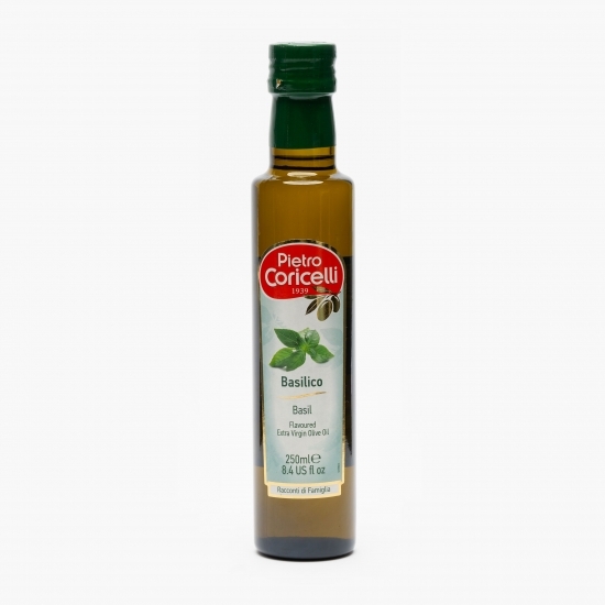 Ulei de măsline extravirgin cu aromă de busuioc 250ml
